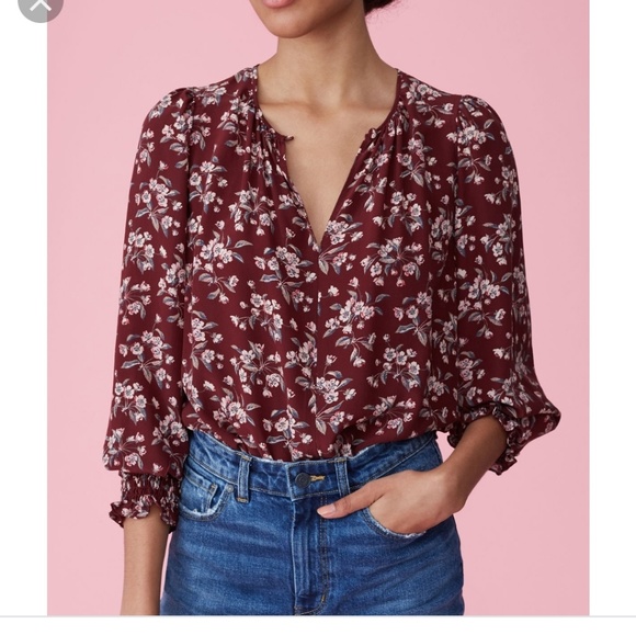 Rebecca Taylor "tilda" silk floral top